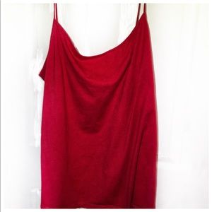 Faded Glory 5X Red Cami Tank Top